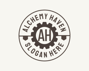 Industrial Mechanical Cog logo design