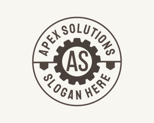 Industrial Mechanical Cog logo design