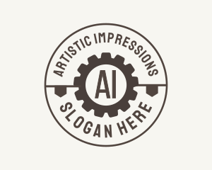 Industrial Mechanical Cog logo design