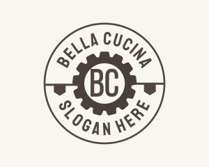 Industrial Mechanical Cog logo design