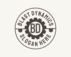 Industrial Mechanical Cog logo design