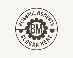 Industrial Mechanical Cog logo design