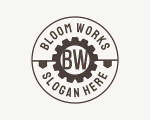 Industrial Mechanical Cog logo design