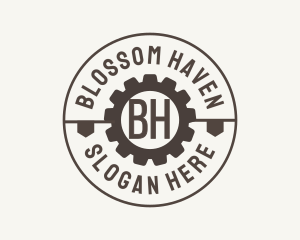 Industrial Mechanical Cog logo design