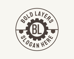 Industrial Mechanical Cog logo design