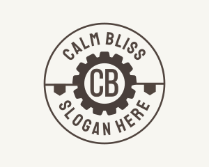 Industrial Mechanical Cog logo design