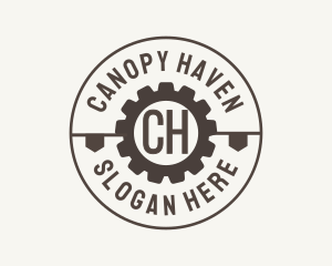 Industrial Mechanical Cog logo design