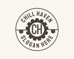 Industrial Mechanical Cog logo design