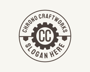 Industrial Mechanical Cog logo design