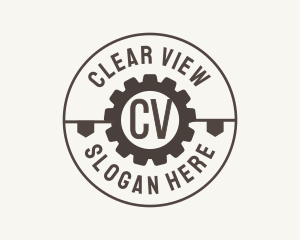 Industrial Mechanical Cog logo design