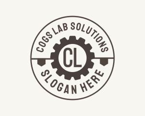 Industrial Mechanical Cog logo design