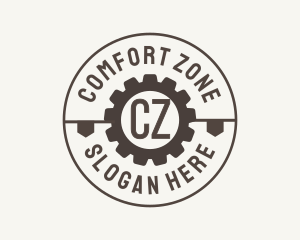 Industrial Mechanical Cog logo design