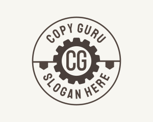 Industrial Mechanical Cog logo design