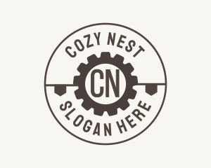 Industrial Mechanical Cog logo design