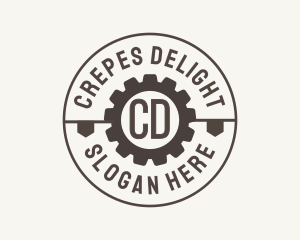 Industrial Mechanical Cog logo design