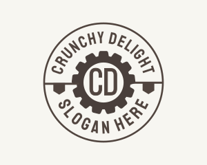 Industrial Mechanical Cog logo design