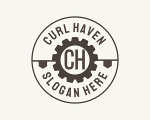 Industrial Mechanical Cog logo design