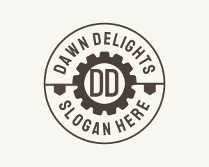 Industrial Mechanical Cog logo design