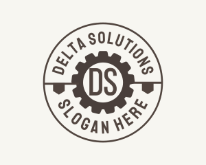 Industrial Mechanical Cog logo design