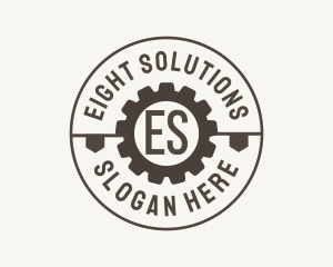 Industrial Mechanical Cog logo design