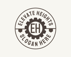 Industrial Mechanical Cog logo design