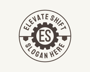 Industrial Mechanical Cog logo design