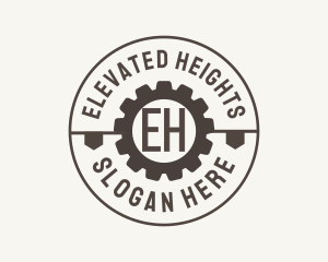 Industrial Mechanical Cog logo design