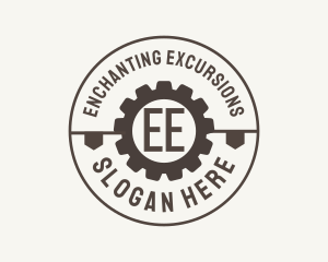 Industrial Mechanical Cog logo design