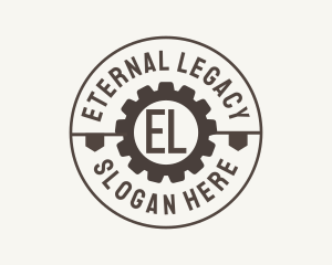 Industrial Mechanical Cog logo design