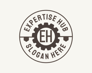 Industrial Mechanical Cog logo design