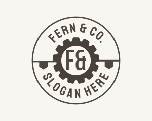 Industrial Mechanical Cog logo design