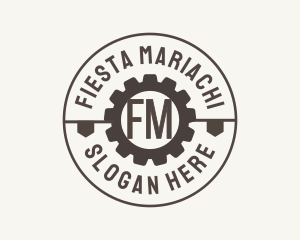 Industrial Mechanical Cog logo design