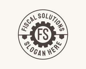 Industrial Mechanical Cog logo design