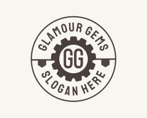 Industrial Mechanical Cog logo design