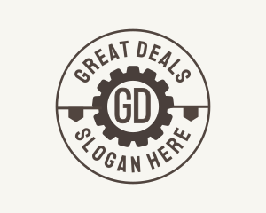 Industrial Mechanical Cog logo design