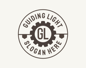 Industrial Mechanical Cog logo design