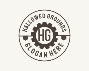 Industrial Mechanical Cog logo design