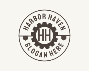 Industrial Mechanical Cog logo design