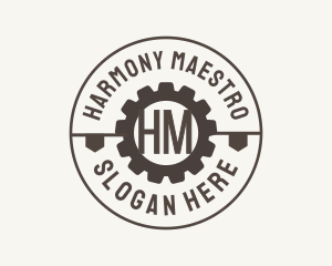 Industrial Mechanical Cog logo design