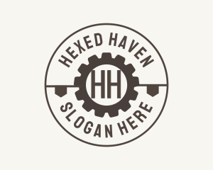 Industrial Mechanical Cog logo design