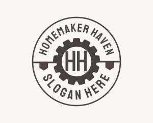 Industrial Mechanical Cog logo design