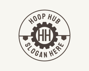 Industrial Mechanical Cog logo design