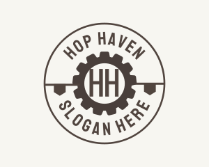 Industrial Mechanical Cog logo design