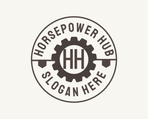 Industrial Mechanical Cog logo design