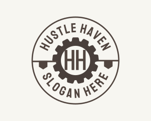 Industrial Mechanical Cog logo design