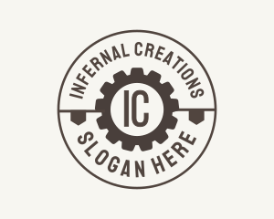 Industrial Mechanical Cog logo design