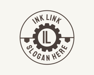 Industrial Mechanical Cog logo design