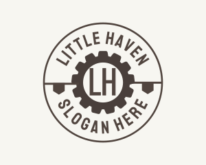 Industrial Mechanical Cog logo design