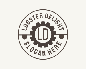 Industrial Mechanical Cog logo design