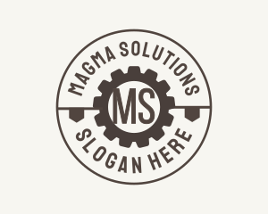 Industrial Mechanical Cog logo design